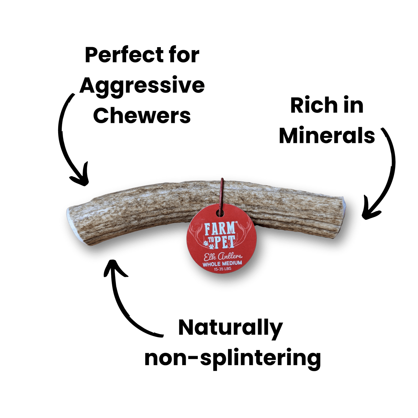 Whole Elk Antlers for Dogs