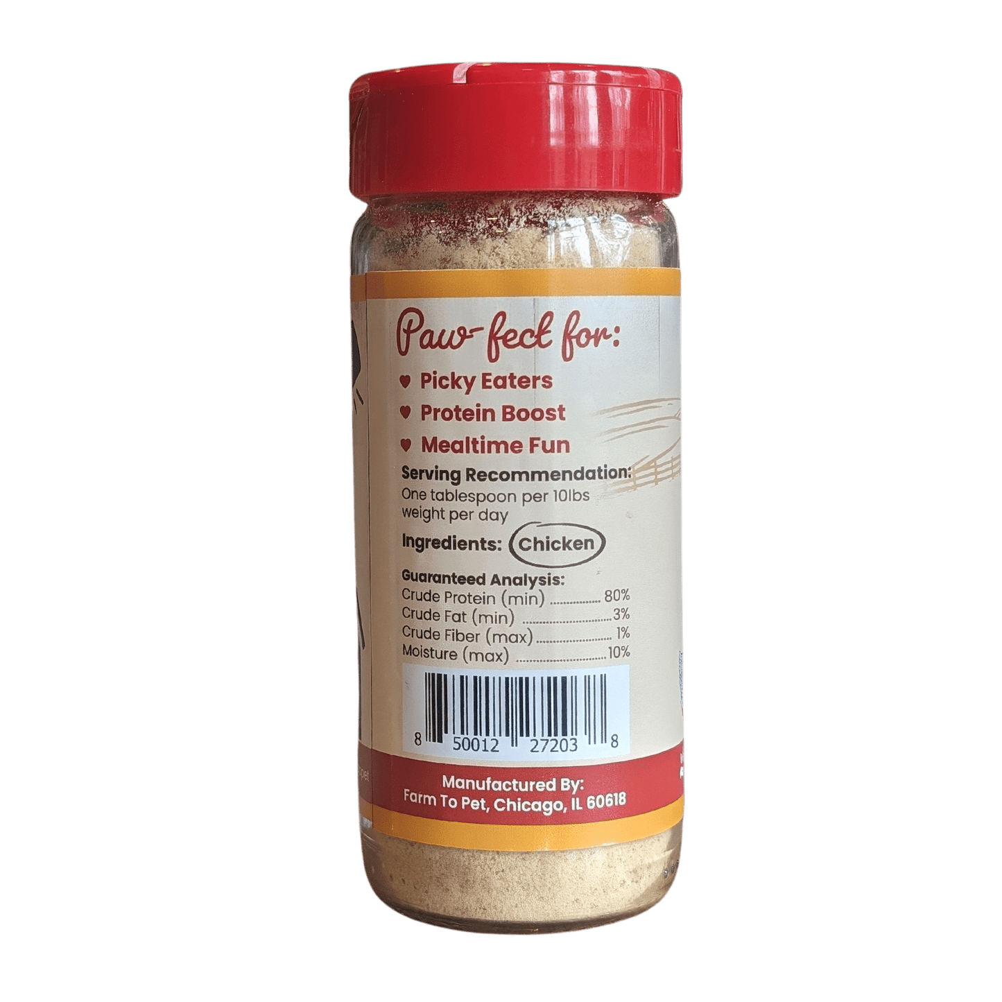 Chicken Treat Dog Food Topper