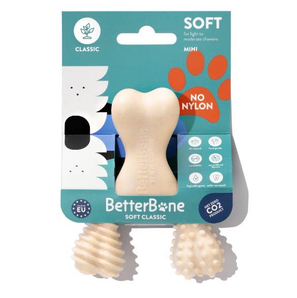 BetterBone Soft Classic Dog Chew Toy Mini